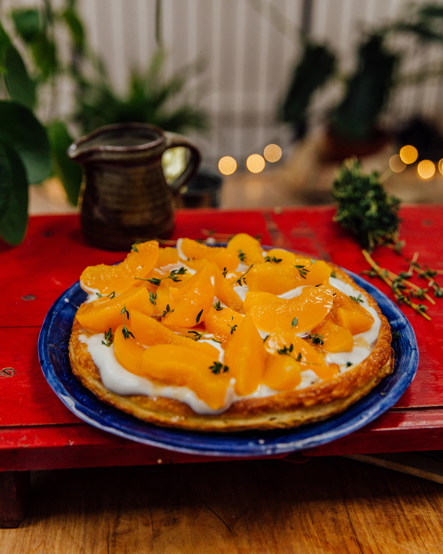 5 INGREDIENT Peach & Thyme Tarts - Gaz Oakley