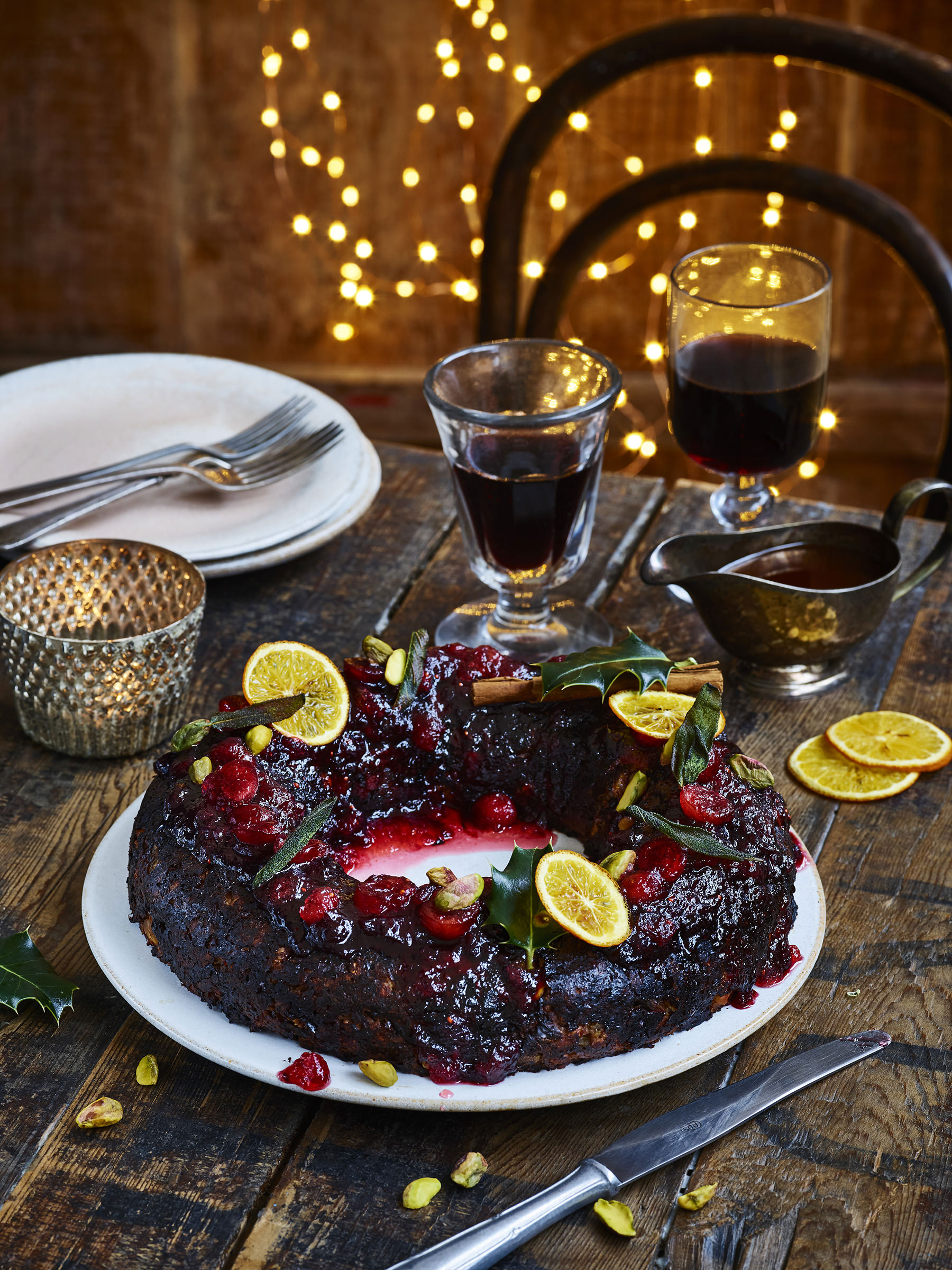 Festive Nut Roast Wreath - Gaz Oakley