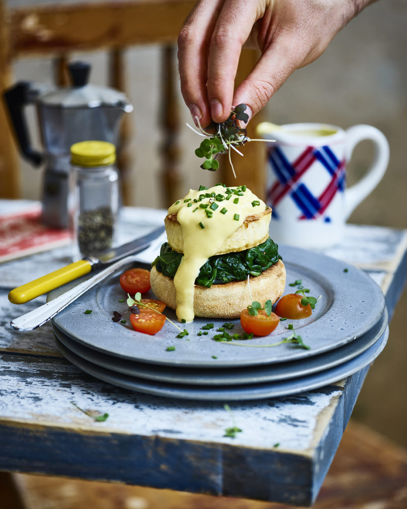TOFU 'EGGS' BENEDICT Gaz Oakley
