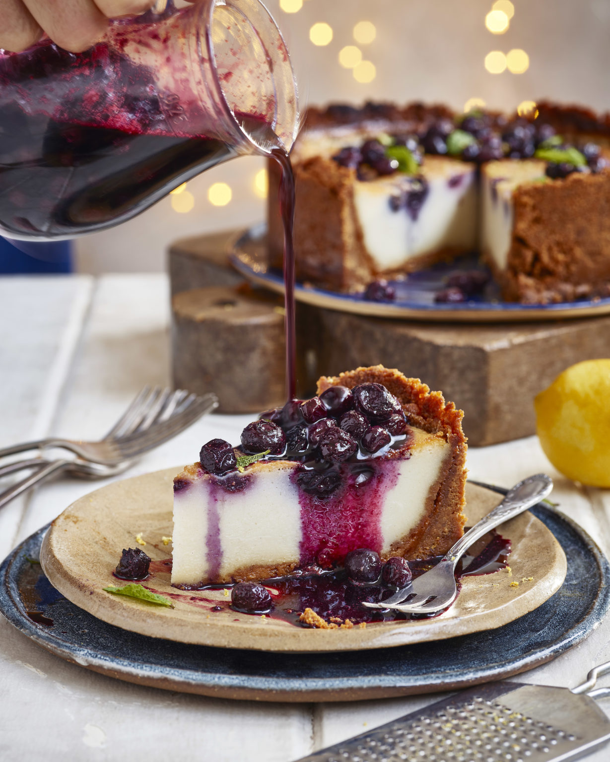 Vegan NYC style baked cheesecake Gaz Oakley