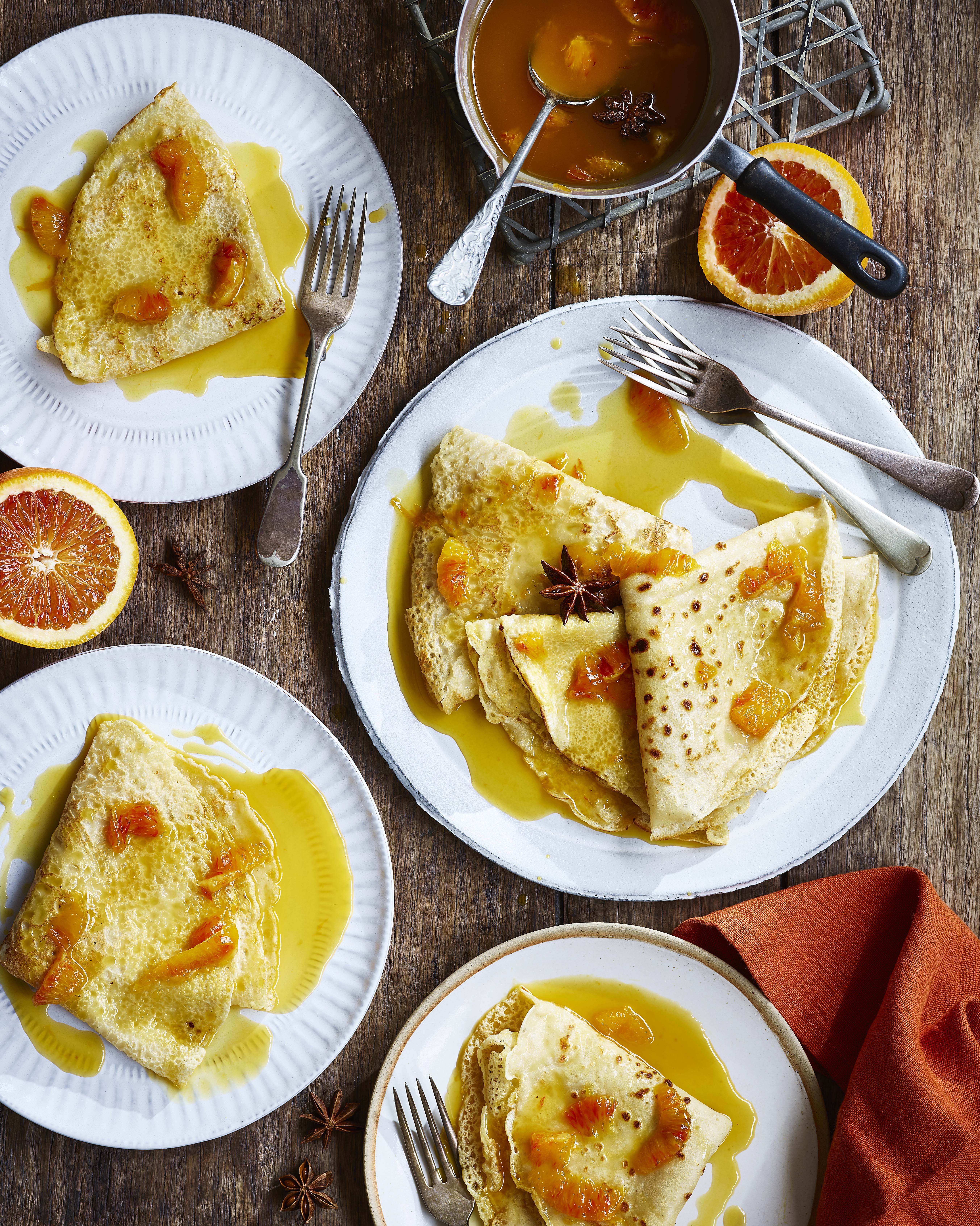 Sticky Orange Crepes - Gaz Oakley